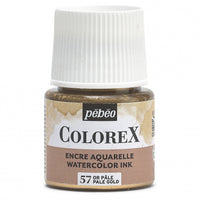 Pebeo Colorex tekoči akvarel 45 ml – Bledo zlata