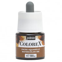 Pebeo Colorex tekoči akvarel 45 ml – Tobačna