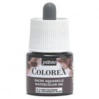 Pebeo Colorex tekoči akvarel 45 ml – Trihromatska črna