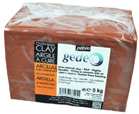 Pebeo Gédéo lončarska glina 5 kg rdeča – 5 kg červená