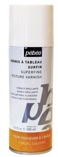 Pebeo sijajni zaključni lak za oljne barve v spreju 200 ml