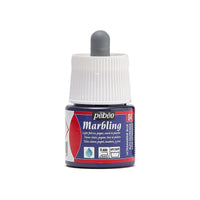 Barva za marmoriranje Pebeo Marbling 45 ml – Ultramarin modra
