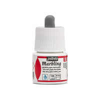 Barva za marmoriranje Pebeo Marbling 45 ml – Bela