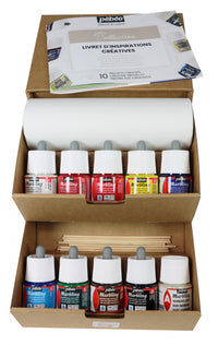 Pebeo Marbling set barv za marmoriranje 10 x 45 ml