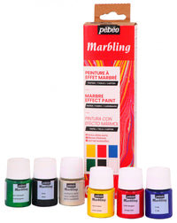 Pebeo Marbling set barv za marmoriranje 6 x 20 ml