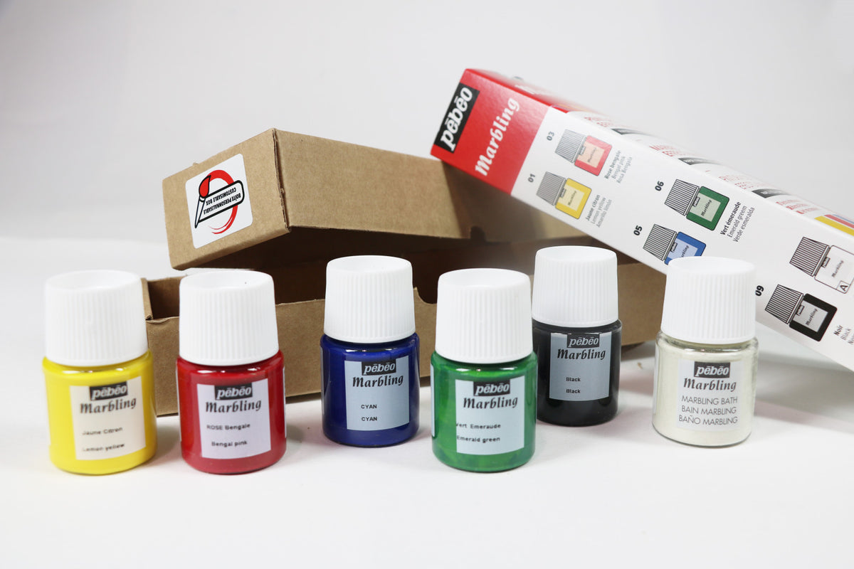 Pebeo Marbling set barv za marmoriranje 6 x 20 ml