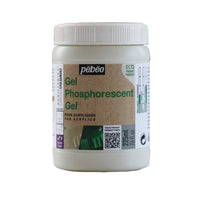 Pebeo Origin fosforescentni akrilni gel 225 ml – zelen