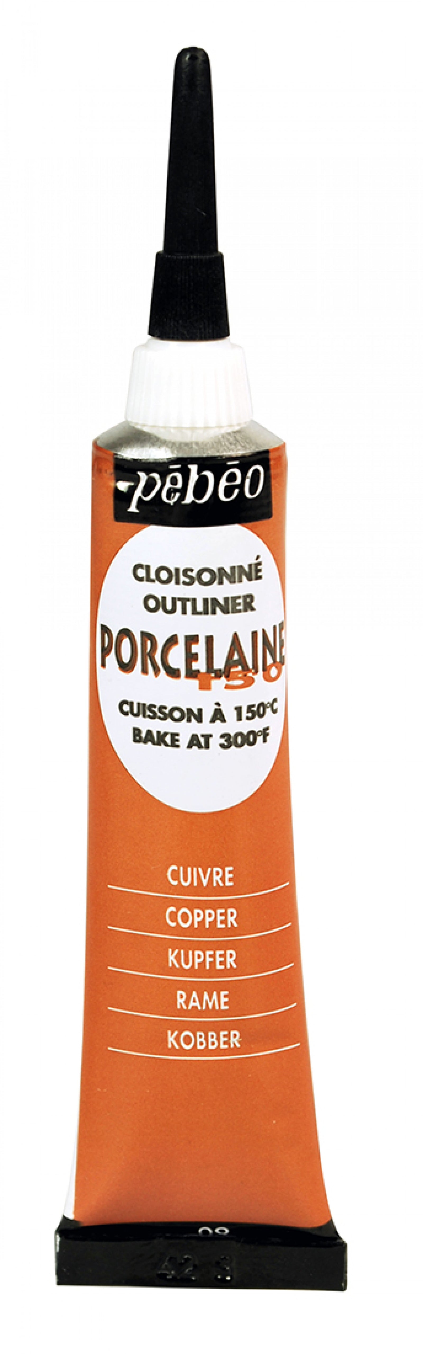 Pebeo Porcelaine 150 reliefna kontura za porcelan 20 ml