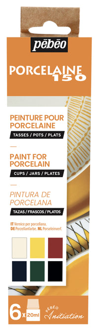 PEBEO Porcelaine 150 set barv za porcelan 6 x 20 ml