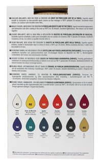 Pebeo Porcelaine 150 komplet barv za porcelan 12 x 20 ml Exploration 1
