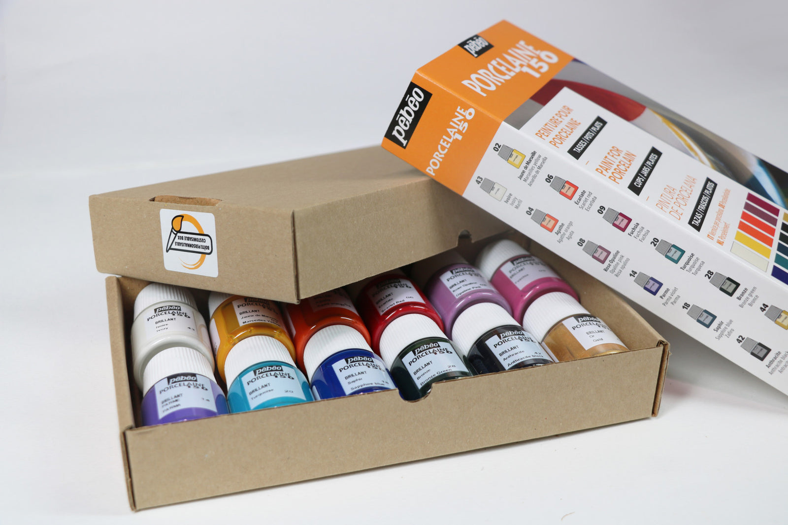 Pebeo Porcelaine 150 komplet barv za porcelan 12 x 20 ml Exploration 1