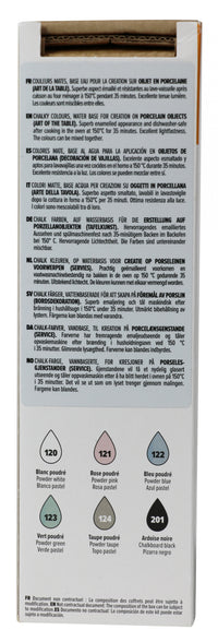 Pebeo Porcelaine 150 set barv za porcelan Chalk 6 x 20 ml