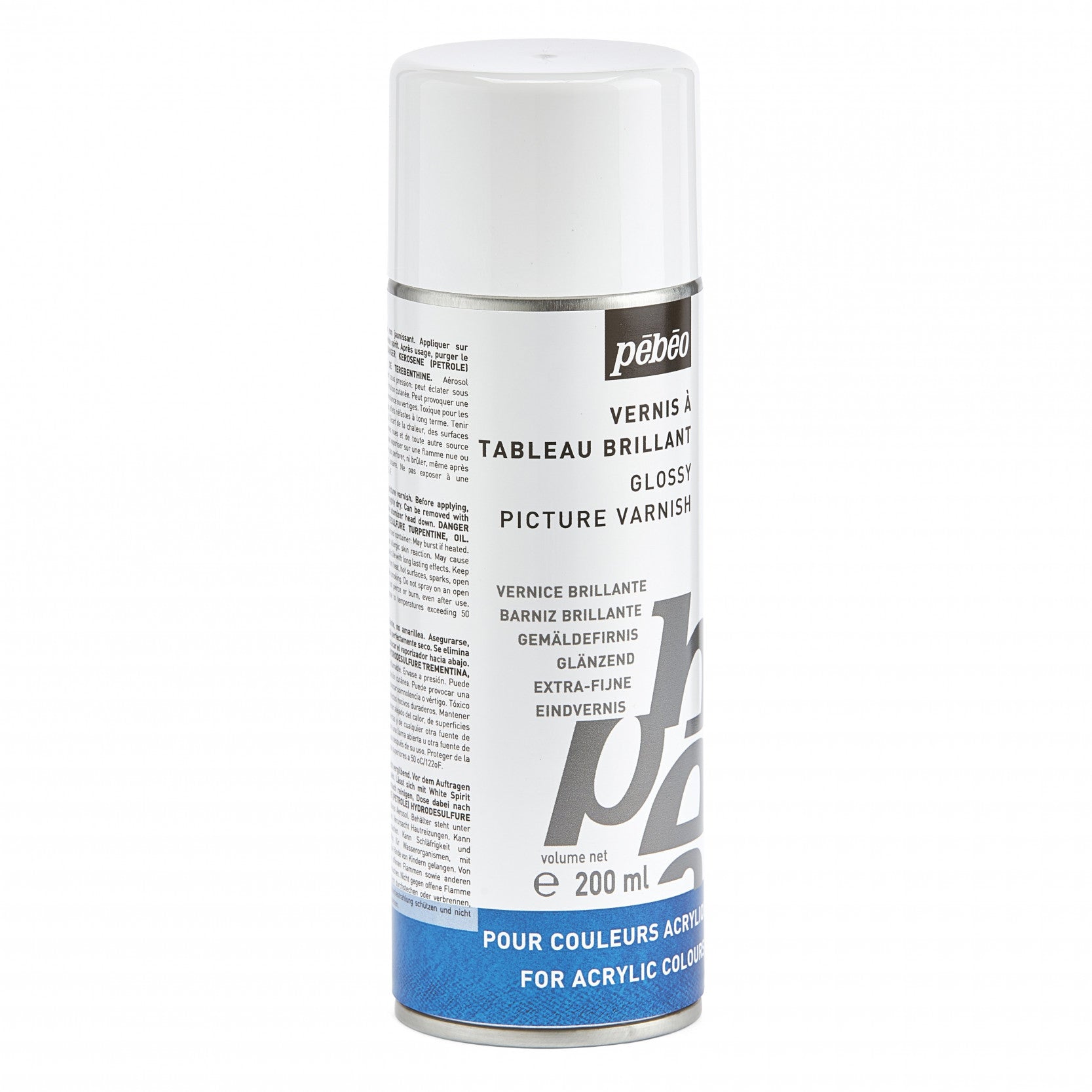 Pebeo Studio Acrylics sijajni lak v spreju 200 ml