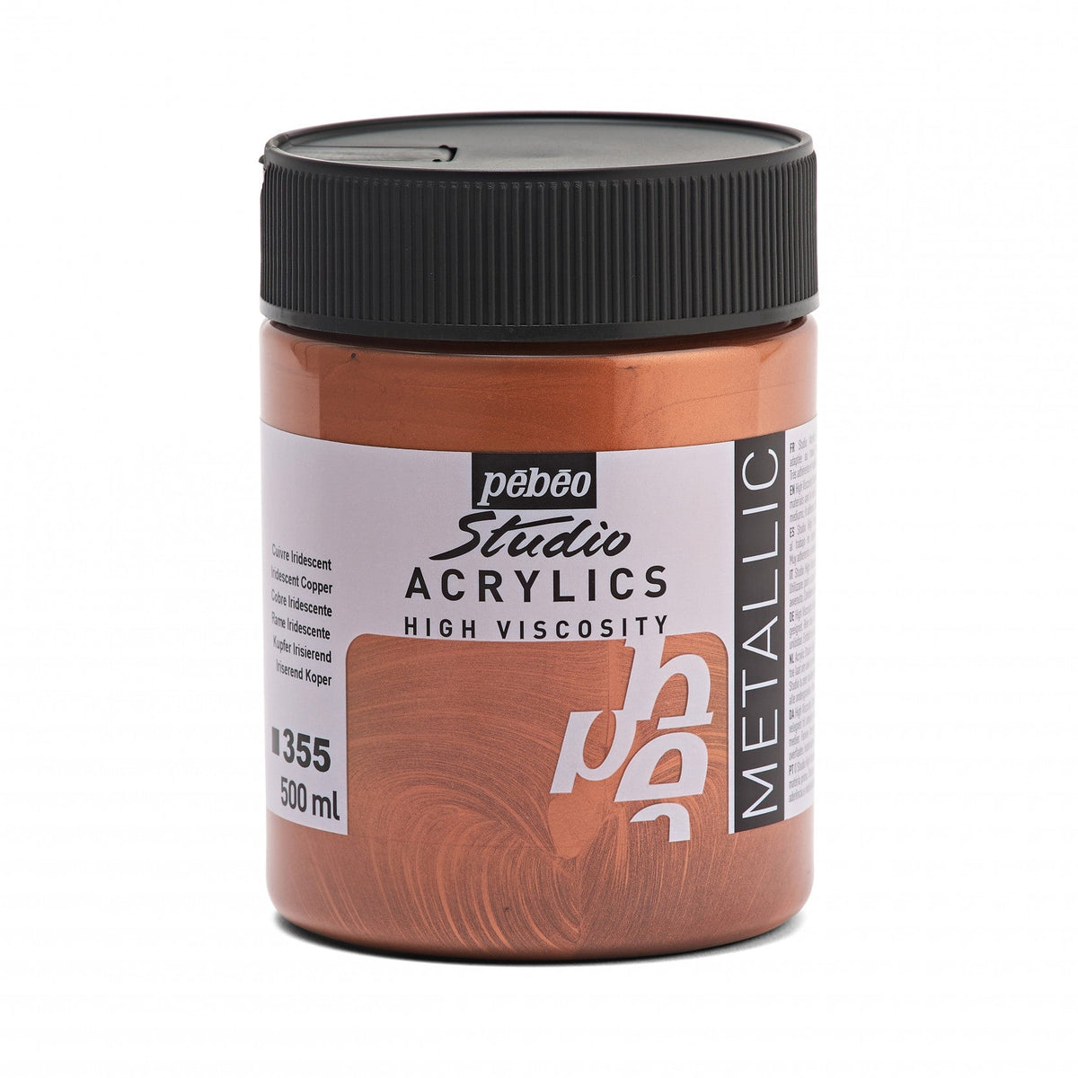 Pebeo Studio akrilna barva 500 ml – Bakrena