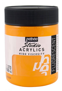 Pebeo Studio akrilna barva 500 ml – Fluorescentno oranžna