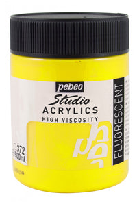 Pebeo Studio akrilna barva 500 ml – Fluorescentno rumena