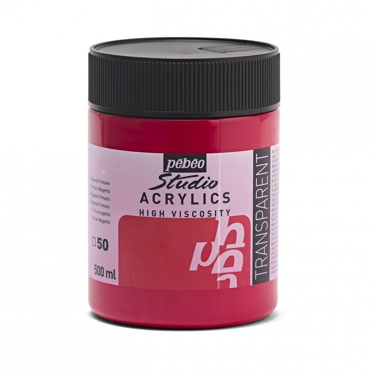 Pebeo Studio akrilna barva 500 ml – Magenta