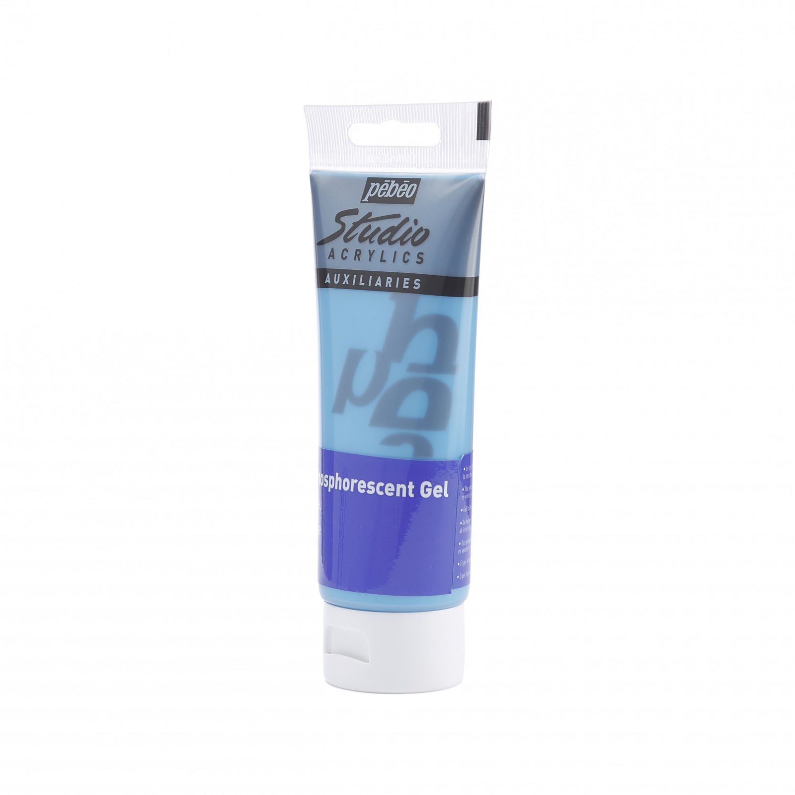Pebeo Studio akrilni gel 100 ml Phosphorescent Blue