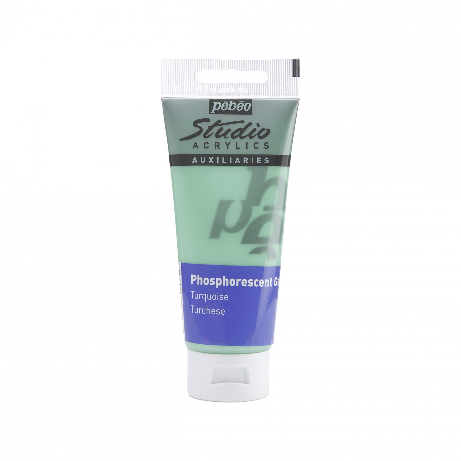Pebeo Studio akrilni gel 100 ml Phosphorescent Turquoise