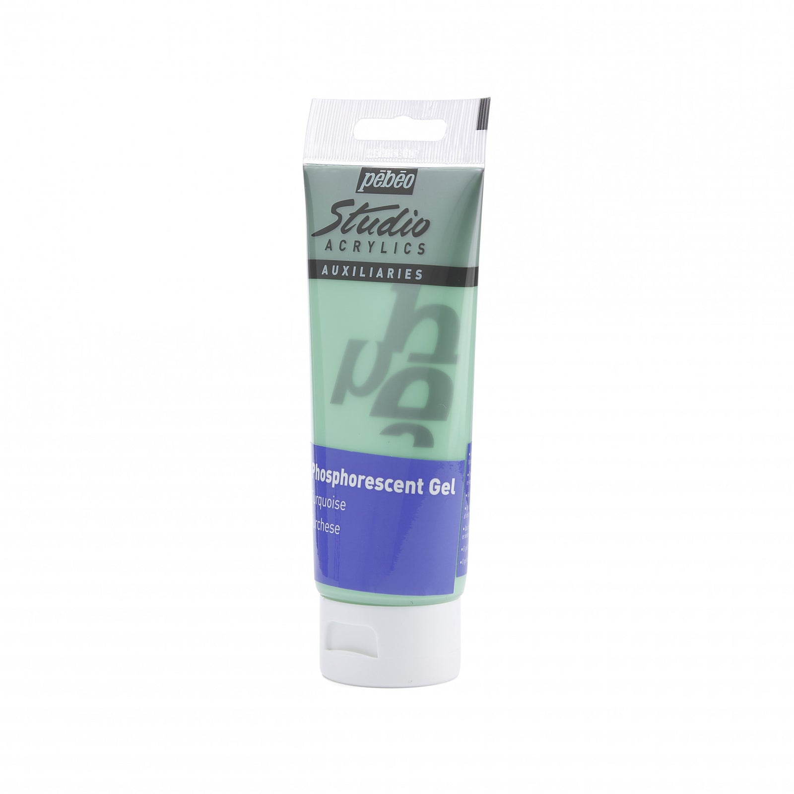 Pebeo Studio akrilni gel 100 ml Phosphorescent Turquoise