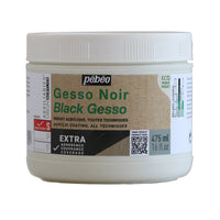 Pebeo Studio Acrylics črni akrilni gesso 475 ml