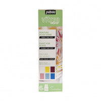 Pebeo Vitrea 160 set barv za steklo 6 x 20 ml