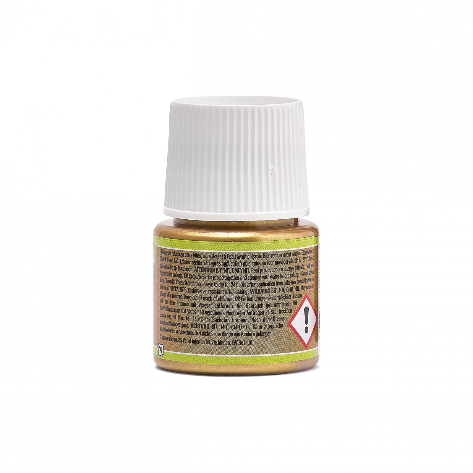 Barva za steklo z vitražnim učinkom Pebeo Vitrea 160 – 45 ml, Shimmer Gold