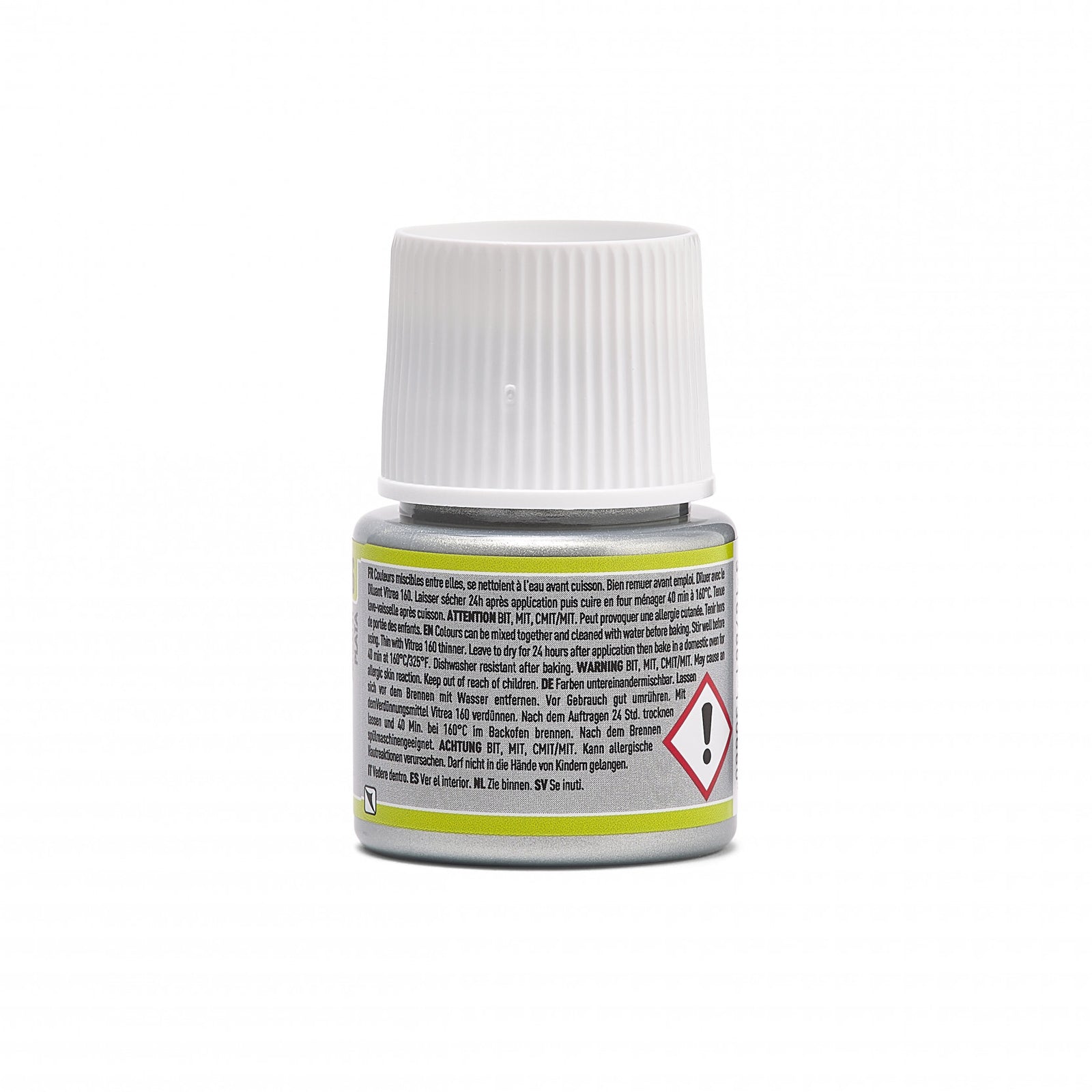 Pebeo Vitrea 160 vitražna barva za steklo 45 ml Shimmer Silver
