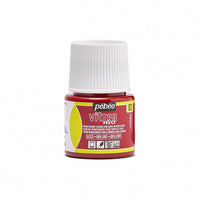 Barva za steklo za vitraže Pebeo Vitrea 160 sijajna 45 ml – Paprika