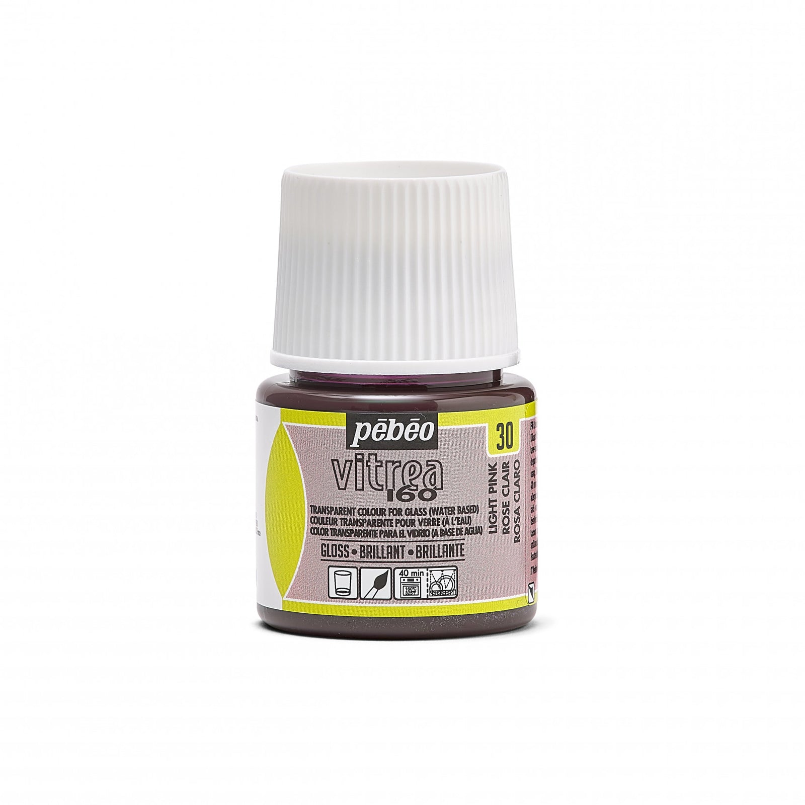 Barva za steklo za vitraže Pebeo Vitrea 160 sijajna 45 ml