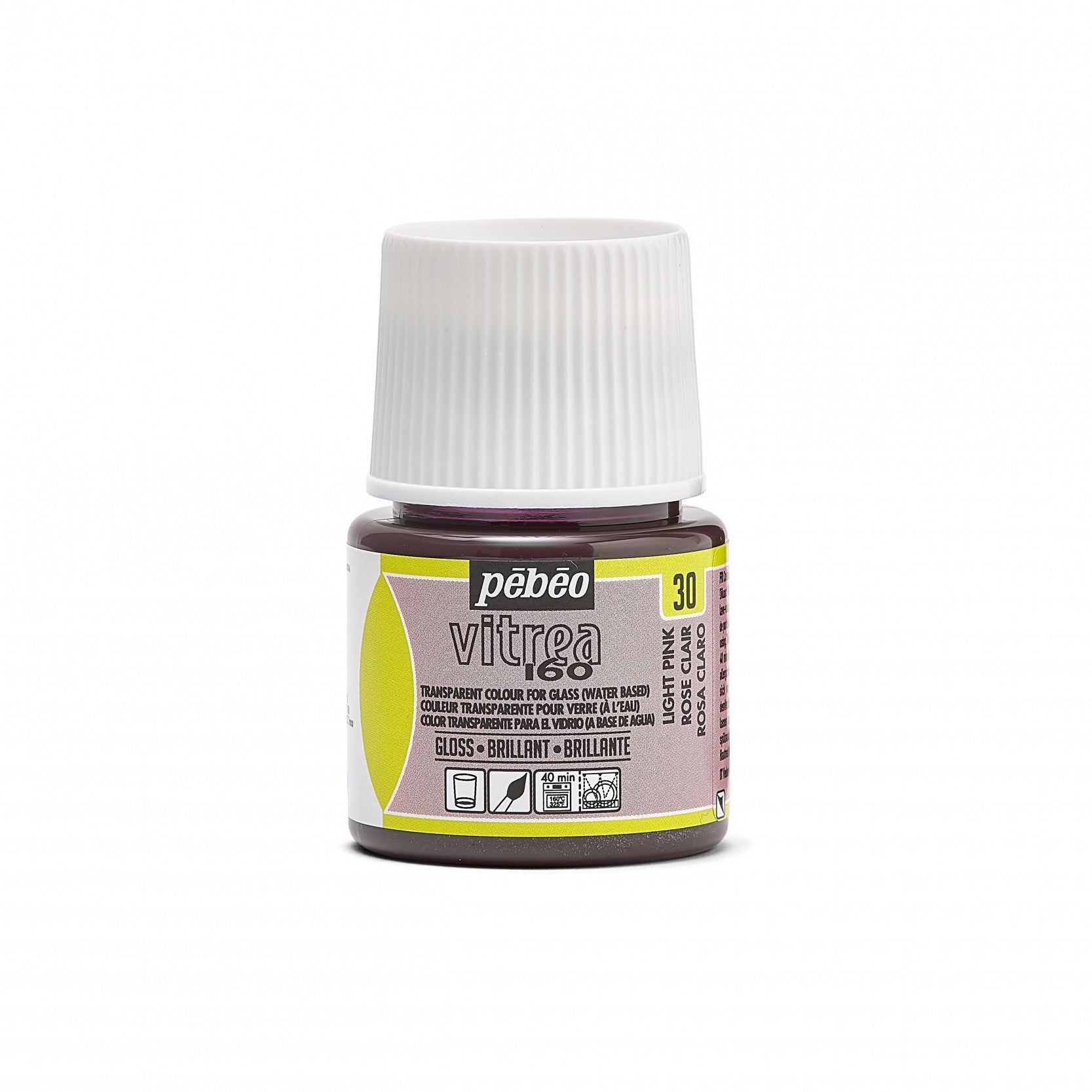 Barva za steklo za vitraže Pebeo Vitrea 160 sijajna 45 ml