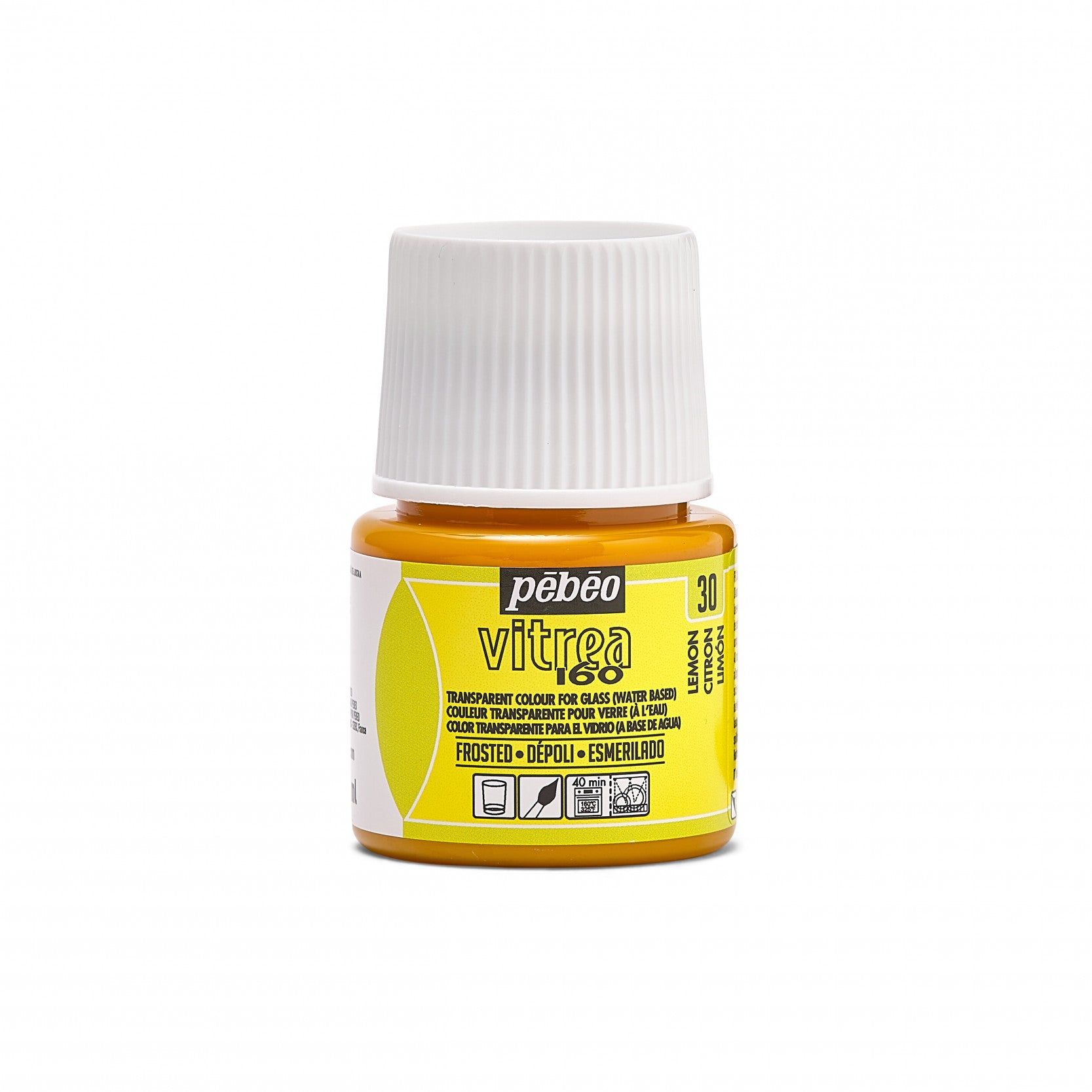 Pebeo Vitrea 160 barva za steklo vitraž 45 ml – Limona