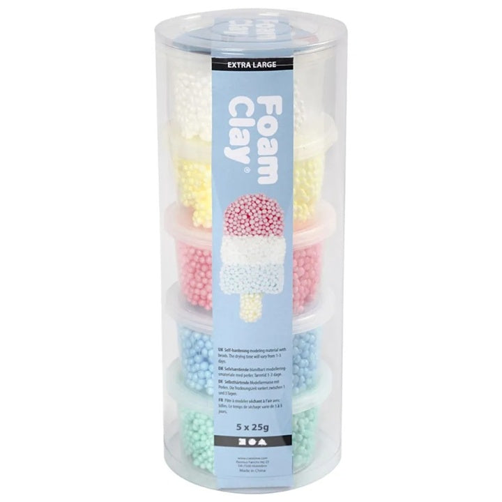 Penasta glina XL Kreativna modelirna glina - 5x25 g – pogled 2