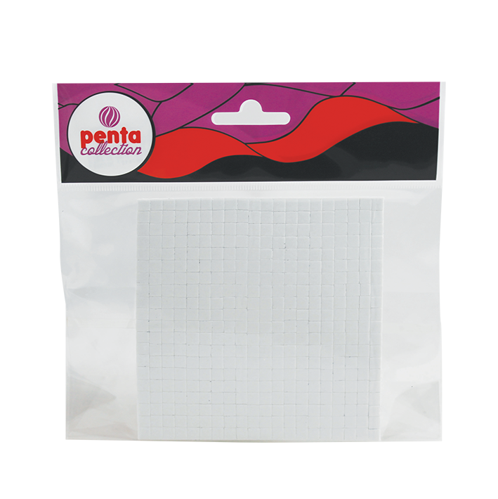 Pentart 3D penaste blazinice 5x5 mm, debelina 2 mm