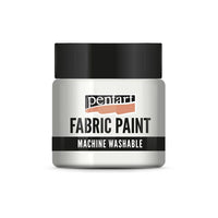Pentart kovinska barva za tekstil 50 ml | Različni odtenki - biserno bela