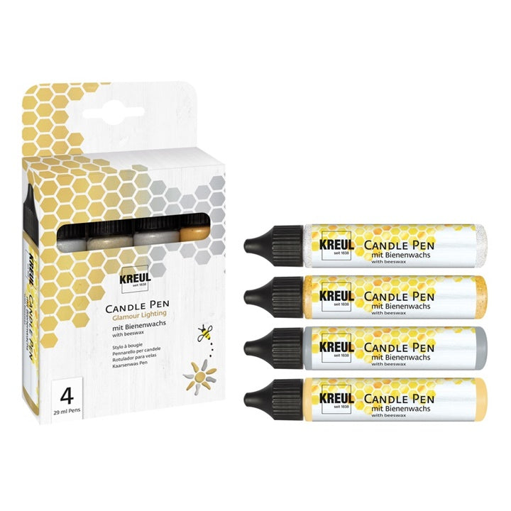 Peresa za sveče KREUL - komplet glamour 4 x 29 ml