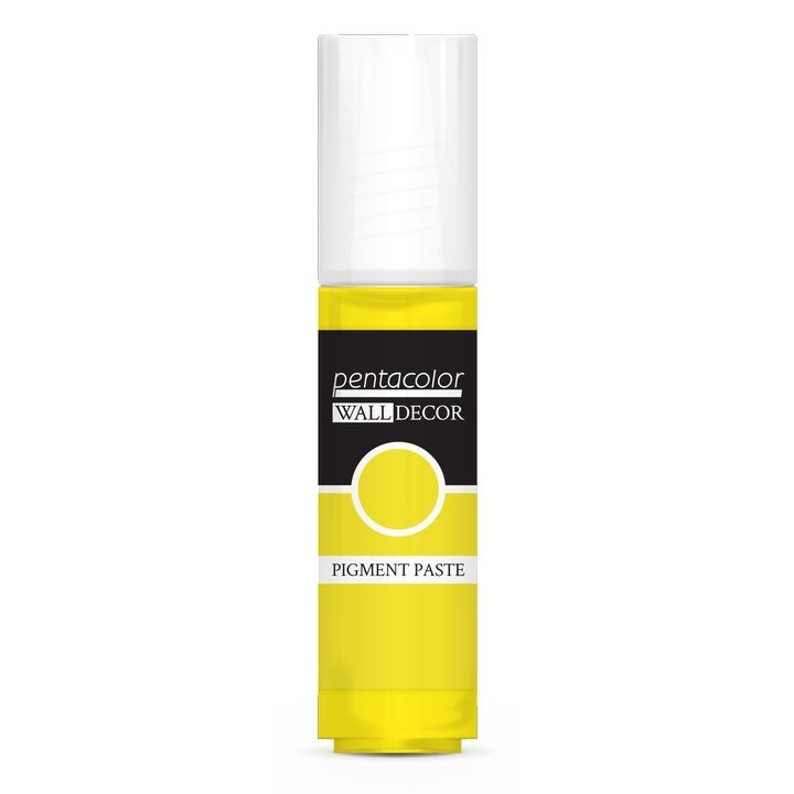Pigmentna pasta za dekoracijo sten 20 ml – Rumena