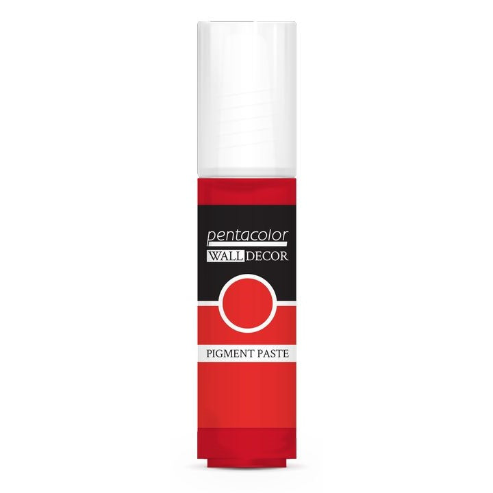 Pigmentna pasta za dekoracijo sten 20 ml – Rdeča