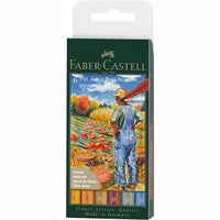 PITT umetniški markerji brush Harvest set - 6 kos