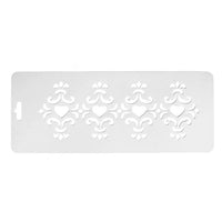 Plastična šablona 10x25 cm - motiv ornamenti