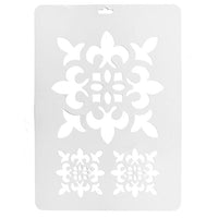 Plastična šablona 21x29 cm - motiv ornamenti