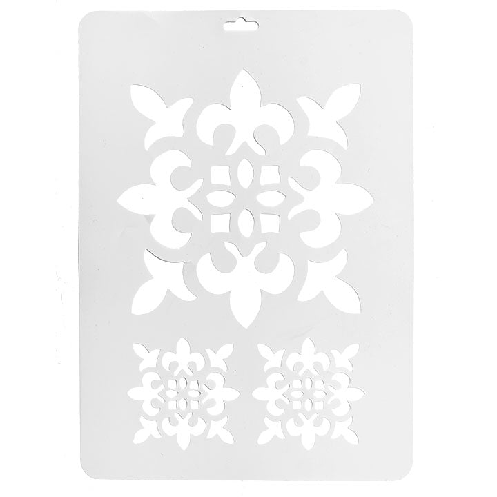 Plastična šablona 21x29 cm - motiv ornamenti