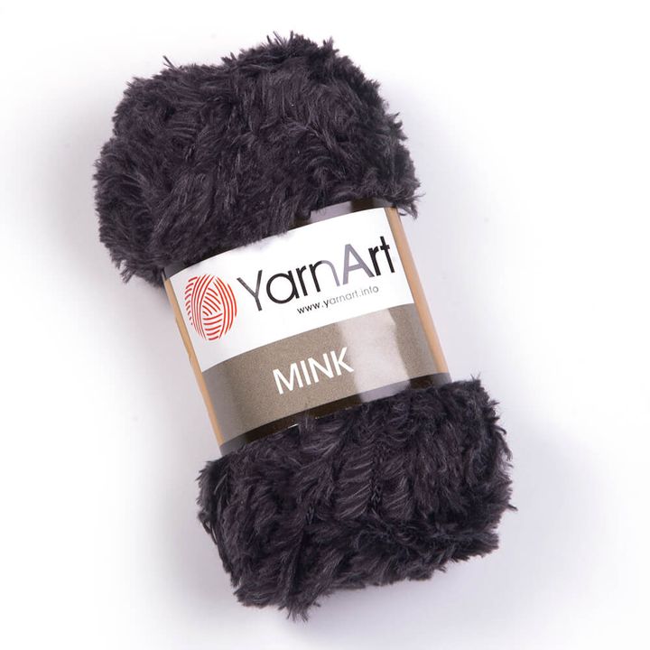 Preja za pletenje YarnArt Mink 50 g – 336 črna
