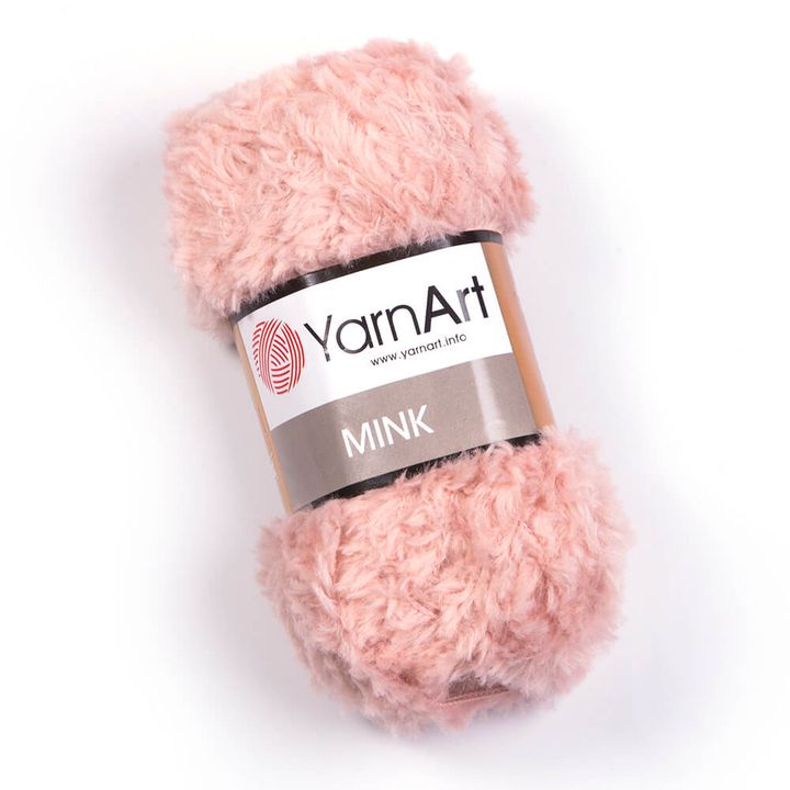 Preja za pletenje YarnArt Mink 50 g – 341 puder roza