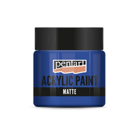 Akrilna barva mat - 50 ml – modra