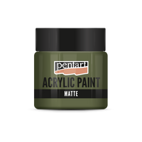 Akrilna barva mat - 50 ml – kaki