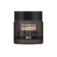 Akrilna barva mat - 50 ml – zemeljsko rjava