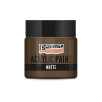 Akrilna barva mat - 50 ml – svetlo rjava