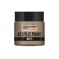 Akrilna barva mat - 50 ml – temni pesek