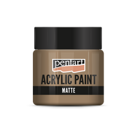 Akrilna barva mat - 50 ml – Mars rjava